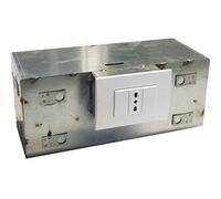 Cassaforte invisibile ad incasso, zincata 3 cassetti. Dimensioni 18X32X13 cm.