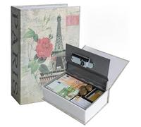 Cassaforte Libro, Cassetta portavalori a forma di libro, Serratura a combinazione meccanica, cassaforte invisibile per Money Gioielli in Contanti (Rosa)