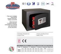 Cassaforte da mobile MTE/3 Technomax