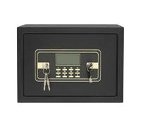 Cassaforte per casa, cassaforte per mobili con 3 bulloni di corrente, cassaforte con chiavi, design a doppia serratura, per denaro, documenti e oggetti di valore