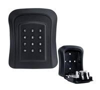 Cassaforte Per Chiavi, Cassetta Di Sicurezza Per Chiavi Con Password Impermeabile, Sblocco Bluetooth, Batteria A Lunga Durata, Password Temporanea Remota Pe(Size:95*45*115mm,Color:Nero (senza gancio))