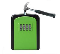 Cassaforte Per Chiavi Da Esterno - Cassetta Di Sicurezza Per Chiavi Impermeabile - Con 4 Cifre Combinazione Codice - Cassetta Portachiavi Montato A Parete - Per Casa/Garage/Casa In Affitto(Color:Green