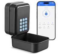 Cassaforte per chiavi da esterno con serratura elettronica Bluetooth, controllo tramite app e codice PIN, cassaforte per chiavi eKey da parete Share per Airbnb, agenzie immobiliari e uffici