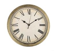 Cassaforte per orologio da parete con scomparto per gioielli, contanti e oggetti di valore, scatola decorativa da 25,4 cm, oro/bianco, alimentata a batteria (AA), per un facile (oro)