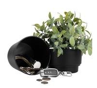 Cassaforte per piante, decorazione per la casa, realistica con serratura a chiave, per riporre oggetti di valore nascosti | Per chiavi, gioielli, orologi, giardino, viaggio, dormitorio, porta