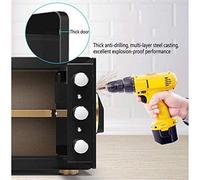 Cassaforte per Uso Domestico Piccola Password per Impronte digitali da 25 cm Stealth Mini Casseforti ignifughe Cassetta di Sicurezza da Parete Antifurto Comodino Cassetta di Sicurezza di Grande