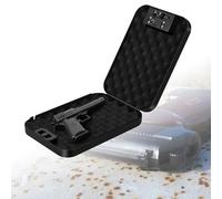 Cassaforte portatile biometrica for pistole, accesso rapido con impronta digitale, custodia for pistola, cassaforte for pistola impilabile sotto il letto, piccola cassaforte nascosta for pistola