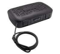 Techly 369502 Cassaforte Portatile Cassetta di Sicurezza a Combinazione Nero