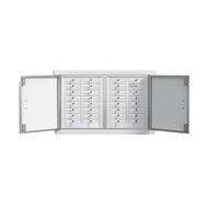 Cassaforte portatile in acciaio con chiave e maniglia, per la privacy, per sala conferenze, scuola, aula (32 unità)