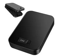 Cassaforte portatile per armi, cassaforte per pistola combinata, scatola di immagazzinaggio per gioielli di denaro, cassetta di sicurezza per impronte digitali, cassaforte per pistola da via