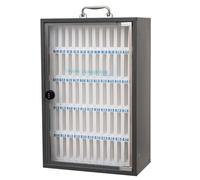 Cassaforte Portatile Per Cellulari Da 12-60 Scomparti Con Serratura A Chiave - Mobiletto Portacellulare Per Ufficio, Officina, Scuola E Gestione Aziendale(60 bits)