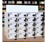 Cassaforte portatile per telefono con 25 slot, armadietto in acrilico per telefoni cellulari, sicuro nizer per telefoni 12/15/20/25/30/40/50/60/80/100, ideale per casa o ufficio
