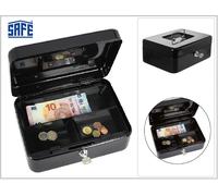 Cassaforte Safe Metall Maxi Nera Chiudibile Safe 3986 Dimensioni 250x180x90 Mm