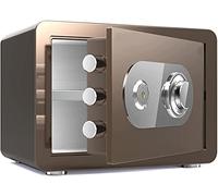 cassaforte, Stee Fireproo Hom Fo Protectin Cas Jewelr Un documento di riservatezza for Offic Cash(Coffe Gold)
