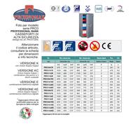 CASSAFORTE TECHNOMAX DI ALTA SICUREZZA - PROFESSIONAL BANK PRO3132KE 132Hx68L...