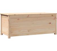 vidaXL Contenitore Portaoggetti 110x50x45,5 cm Legno Massello Pino