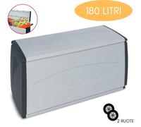 CASSAPANCA BAULE CONTENITORE BOX XL IN RESINA PLASTICA DA ESTERNO GIARDINO CASA