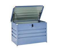 Cassapanca da esterno in acciaio zincato blu 100 x 62 cm Cebrosa