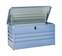 Cassapanca da esterno in acciaio zincato blu 132 x 62 cm Cebrosa