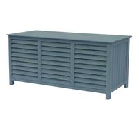 Cassapanca da giardino in legno "Macao" - 130 x 64 x 60 cm - Azzurro