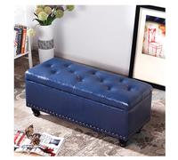 Cassapanca imbottita per camera da letto e ingresso, elegante divano a sedere con ampio spazio di archiviazione (40 x 40 x 45 cm, 16 x 16 x 18 pollici) - Scatola versatile dal design moderno.