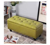 Cassapanca imbottita per camera da letto e ingresso, grande capacità, contenitore ottomano, soluzione elegante per riporre oggetti per la fine del letto, mobili per la casa