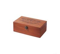 Cassapanca in legno dal design elegante con un affidabile meccanismo di blocco per la sicurezza degli oggetti di valore (M)