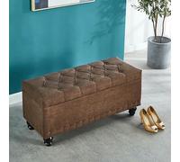 Cassapanca ottomana portaoggetti per scarpe da ingresso, elegante scarpiera con scomparto nascosto, soluzione versatile per la decorazione della casa