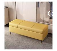 Cassapanca rettangolare ottomana, cassettiera imbottita con poggiapiedi per camera da letto, soggiorno e ingresso, mobili per la casa eleganti e funzionali