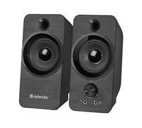 CASSE ACUSTICHE DEFENDER SPK-190 - 8W - 2 - USB, jack da 3,5 mm, Bass reflex, 40-20000 Hz, Nero