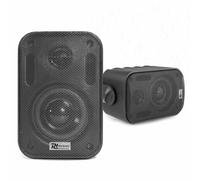 CASSE ACUSTICHE DIFFUSORI ALTOPARLANTI 8Ohm PARETE MURO IP56 ESTERNO NERE