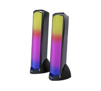 CASSE ACUSTICHE PER LAPTOP 2.0 TRACER Sigma USB BT RGB - 10W - 2 canali - USB, Bluetooth - 120-20000 Hz, Potenza totale 10 W, Bluetooth, Numero di casse 2, Multicolore, Nero