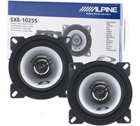 Casse Alpine 10 cm Coppia Altoparlanti Auto 100mm Coassiali SXE-1025S 2 Vie 180W