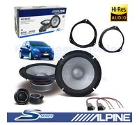 Alpine S2-S65C Kit 2 Vie Separate 6,5" 80W RMS Altoparlanti Casse Auto S-Series