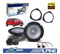 Alpine S2-S65C Kit 2 Vie Separate 6,5" 80W RMS Altoparlanti Casse Auto S-Series
