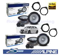 Casse Alpine S2-S65C Altoparlanti ant e post 165mm 240W per AUDI A3 8P 5 porte