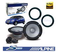 Alpine S2-S65C Kit 2 Vie Separate 6,5" 80W RMS Altoparlanti Casse Auto S-Series