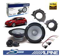 Alpine S2-S65C Kit 2 Vie Separate 6,5" 80W RMS Altoparlanti Casse Auto S-Series