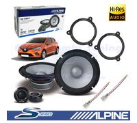 Alpine S2-S65C Kit 2 Vie Separate 6,5" 80W RMS Altoparlanti Casse Auto S-Series