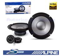 Casse Altoparlanti a 2 vie Alpine S2-S80C 200mm 2 Woofer 2 Tweeter 260W 85W rms