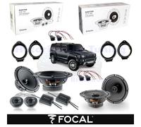 Casse Altoparlanti Ant+Post FOCAL AUDITOR ASE165 + ACX165 per HUMMER H3 H3T