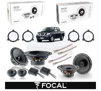 Casse Altoparlanti Ant+Post FOCAL AUDITOR ASE165 + ACX165 per NISSAN NAVARA D40