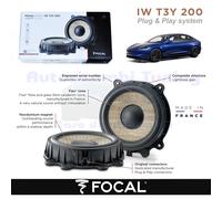 Focal IW-T3Y-200 Bassi Altoparlante Woofer Compatibile Con Tesla Modello 3 Sr +