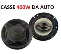 Casse altoparlanti diffusori 400 Watt Automobile HD sound impianto stereo 16 cm