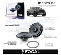 Casse Altoparlanti Post FOCAL plug e play IS FORD 165 per FORD RANGER RAPTOR III