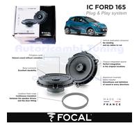Casse Altoparlanti Posteriori FOCAL plug e play IC FORD 165 per FORD KA +