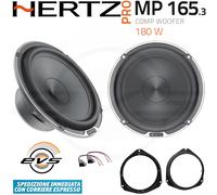 Hertz MP 165.3 Kit 2 Casse Woofer Altoparlanti Anteriori Fiat 500 e 500 Abarth