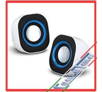 Casse ATLANTIS P003-C03-B Soundpower 410 Set di mini Casse Stereo Amplificate Bi