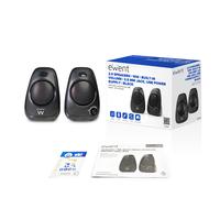 CASSE AUDIO SPEAKER 2.0 EWENT EW3527 10WATT PER PC NOTEBOOK ALIMENTATE USB