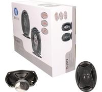 KIT COPPIA CASSE AUTO OVALI SPEAKER 1000W 4 VIE 6X9" TS 6972 SUBWOOFER INTEGRATO